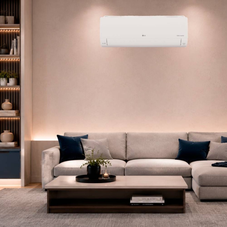 Imagem do produto Ar Condicionado LG DUAL Inverter AI Voice 24000 BTUs Frio 220V S3-Q24K231C Imagem do produto Ar Condicionado LG DUAL Inverter AI Voice 24000 BTUs Frio 220V S3-Q24K231C