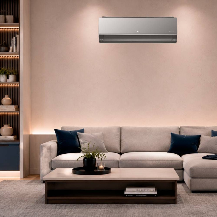 Imagem do produto Ar Condicionado LG DUAL Inverter Voice +AI ARTCOOL 24.000 BTU Quente Frio 220V - S3-W24K2R7A Imagem do produto Ar Condicionado LG DUAL Inverter Voice +AI ARTCOOL 24.000 BTU Quente Frio 220V - S3-W24K2R7A