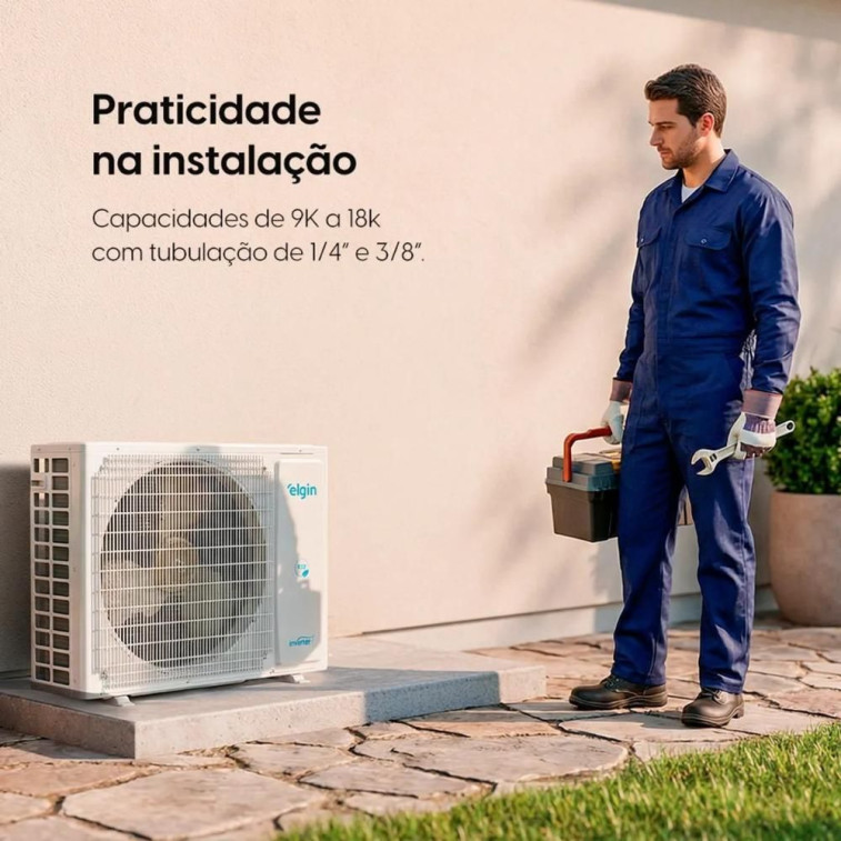 Imagem do produto Ar Condicionado Split Hi Wall Elgin 30000 BTUS 220V HJFC30C2WHCH