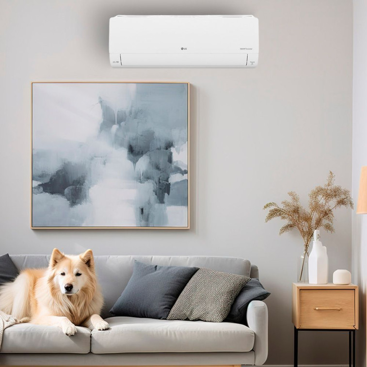 Imagem do produto Ar Condicionado Split Hi Wall LG Inverter 9000 BTUS Frio 220V AI Smart Voice Imagem do produto Ar Condicionado Split Hi Wall LG Inverter 9000 BTUS Frio 220V AI Smart Voice