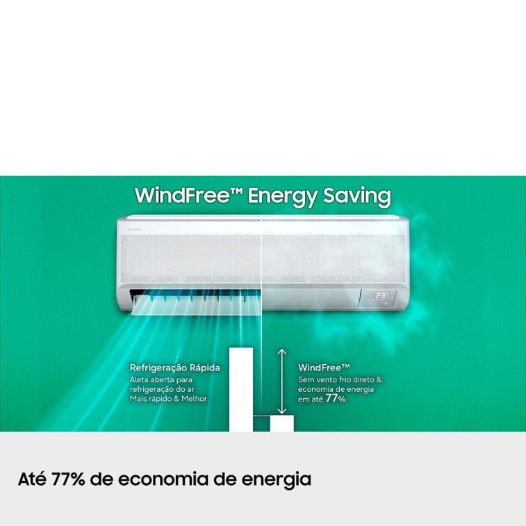 Imagem do produto Ar Condicionado Split Hi Wall Samsung Windfree Ai Pro Inverter 18000 BTUS Frio 220V