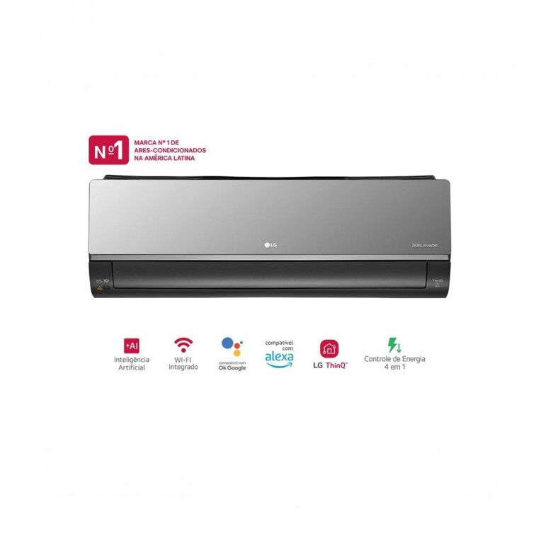 Imagem do produto Ar Condicionado Split LG 12000 BTUS Frio 220V S3-Q12JAR1J Imagem do produto Ar Condicionado Split LG 12000 BTUS Frio 220V S3-Q12JAR1J