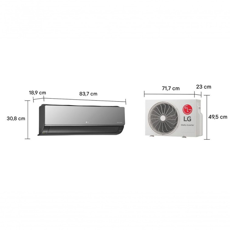 Imagem do produto Ar Condicionado Split LG 12000 BTUS Frio 220V S3-Q12JAR1J Imagem do produto Ar Condicionado Split LG 12000 BTUS Frio 220V S3-Q12JAR1J