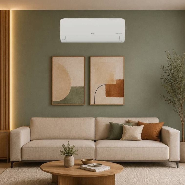 Imagem do produto Ar Condicionado Split LG DUAL Inverter AI Compact 9000 BTUs Frio 220V S3-Q09AAQAC Imagem do produto Ar Condicionado Split LG DUAL Inverter AI Compact 9000 BTUs Frio 220V S3-Q09AAQAC