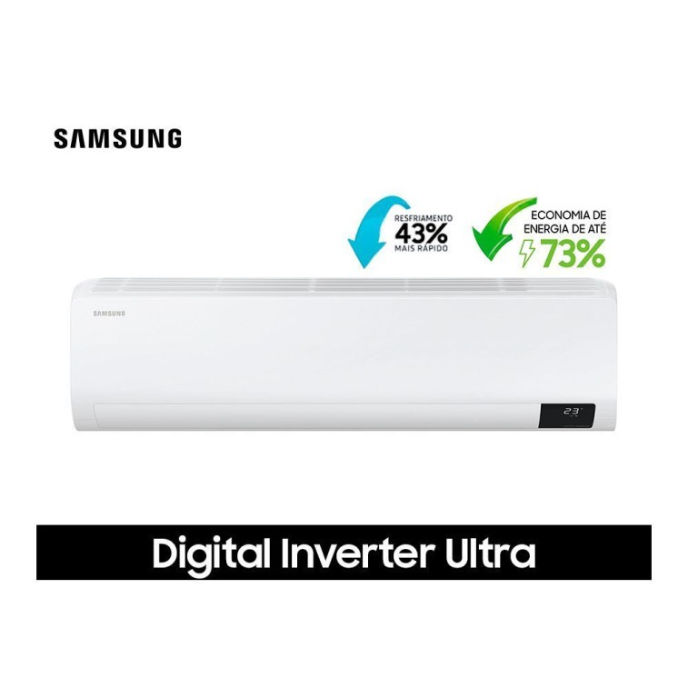 Imagem do produto Ar Condicionado Split Samsung Digital Inverter Ultra 18000 BTUS Frio 220V AR18CVHZAWKXAZ Imagem do produto Ar Condicionado Split Samsung Digital Inverter Ultra 18000 BTUS Frio 220V AR18CVHZAWKXAZ