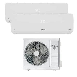 Ar Condicionado Bi Split Philco 18000 BTUs (HW 09K+09K) Quente e Frio Inverter 220V R32 (PAC18QV)