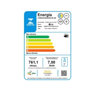 Ar Condicionado Split Hi Wall Inverter LG 22000 BTUS Quente e Frio 220V S3UW24K231D Ar Condicionado Split Hi Wall Inverter LG 22000 BTUS Quente e Frio 220V S3UW24K231D