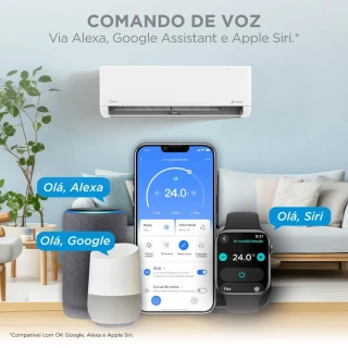 Ar Condicionado Split Inverter Midea AI AirVolution 9000 BTUs Frio 220V 38TAVCA09M5 Ar Condicionado Split Inverter Midea AI AirVolution 9000 BTUs Frio 220V 38TAVCA09M5