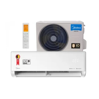 Ar Condicionado Split Inverter Midea AI Ecomaster 18000 BTUs Quente e Frio 220V 38EZVQA18M5 Ar Condicionado Split Inverter Midea AI Ecomaster 18000 BTUs Quente e Frio 220V 38EZVQA18M5