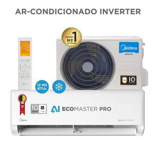 Ar Condicionado Split Inverter Midea AI Ecomaster Pro 12000 BTUS Frio 220V 42EZVCB09M5 Ar Condicionado Split Inverter Midea AI Ecomaster Pro 12000 BTUS Frio 220V 42EZVCB09M5
