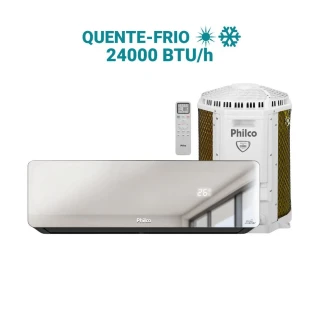 Ar Condicionado Split Inverter Philco PAC24QG Espelhado 24000 BTUs Quente e Frio 220V Ar Condicionado Split Inverter Philco PAC24QG Espelhado 24000 BTUs Quente e Frio 220V