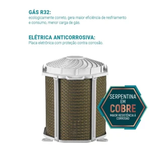 Ar Condicionado Split Inverter Philco PAC24QG Espelhado 24000 BTUs Quente e Frio 220V Ar Condicionado Split Inverter Philco PAC24QG Espelhado 24000 BTUs Quente e Frio 220V