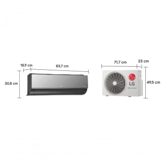 Ar Condicionado Split LG 12000 BTUS Frio 220V S3-Q12JAR1J Ar Condicionado Split LG 12000 BTUS Frio 220V S3-Q12JAR1J